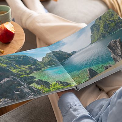 Fotobok med Panorama DeLuxe-sidor